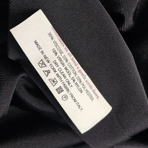 M.M. Lafleur Womens V-Neck Wool Blend Dress Size 2 Modest Minimalist Business - Picture 5 of 7